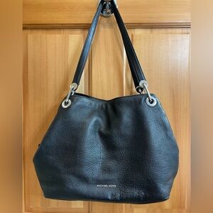 Michael Kors Large Lillie Shoulder Pebbled Leather Hobo Bag